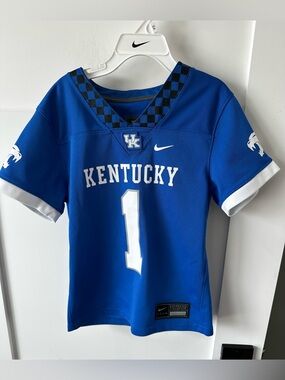 Nike Team Engineered University Kentucky Football #1 Jersey UK Wildcats Youth 5